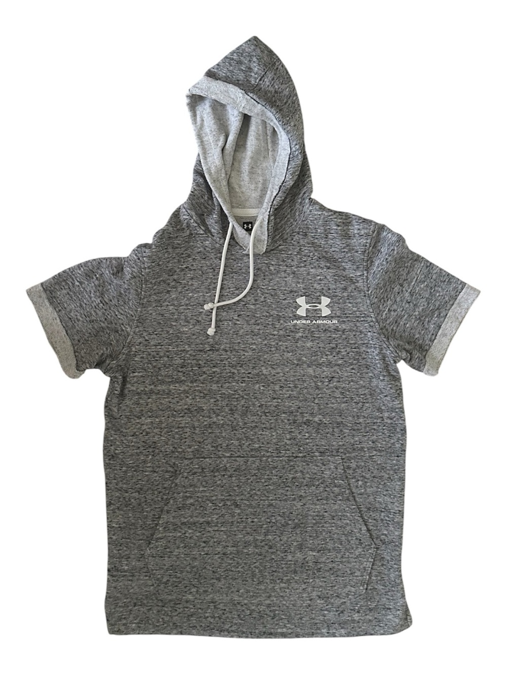 Under Armour Gray Short Sleeve Hoodie – Size S